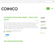 Tablet Screenshot of coinico.com